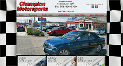Desktop Screenshot of championms.com