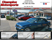 Tablet Screenshot of championms.com